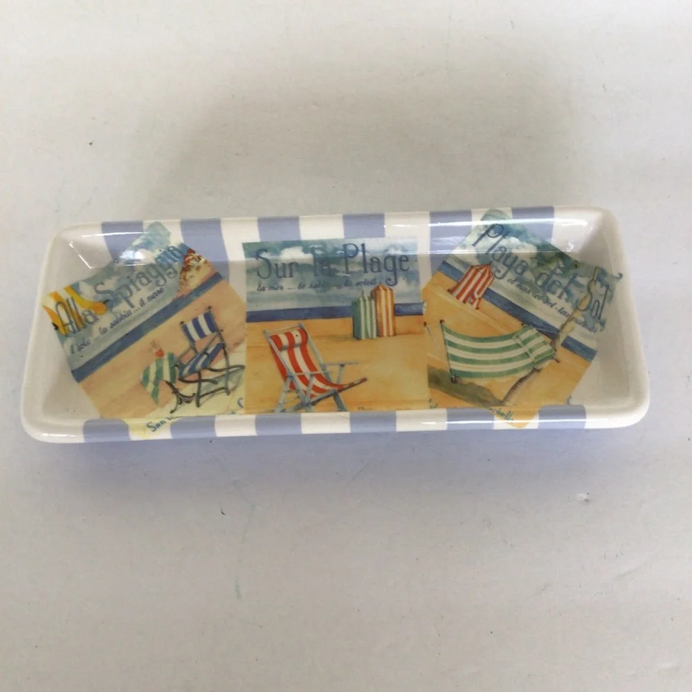 CERAMIC TRAY FOR GLASSES OR JEWELRY